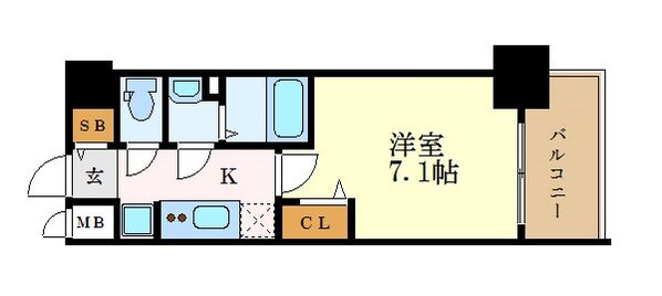 プレサンスNAGOYAファストの物件間取画像